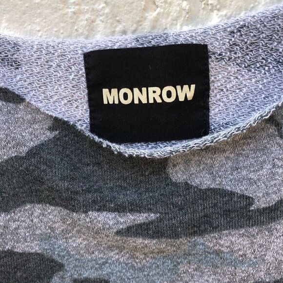 MONROW Camouflage Sweatshirt Tee Size Medi… - Picture 5 of 7